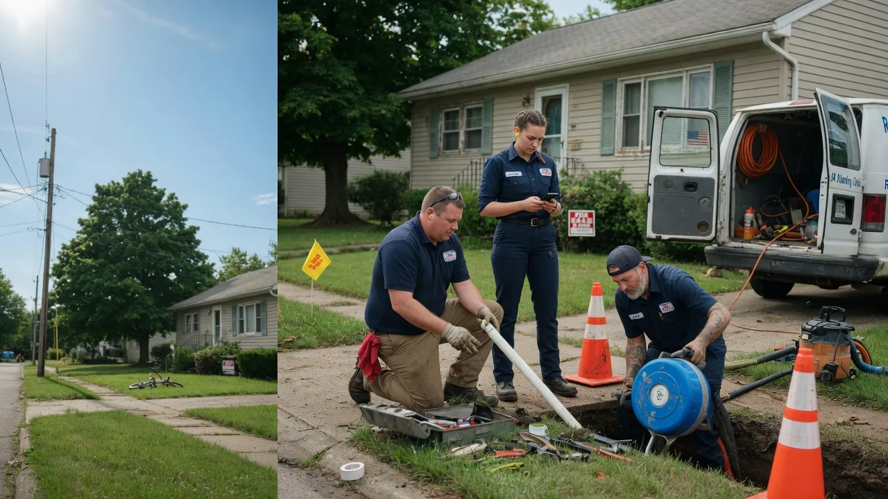 Sewer Line Repair in Parker City, IN near me